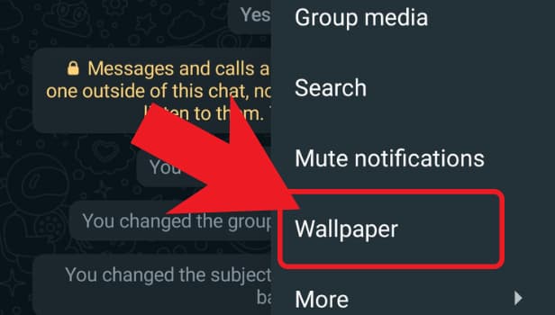 Image titled change wallpaper in WhatsApp group Step 4